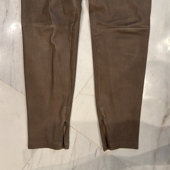 Vince olive leather pants size medium - Picture 4 of 7